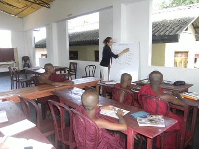 Eine Klasse sri-lanka-unterrichten