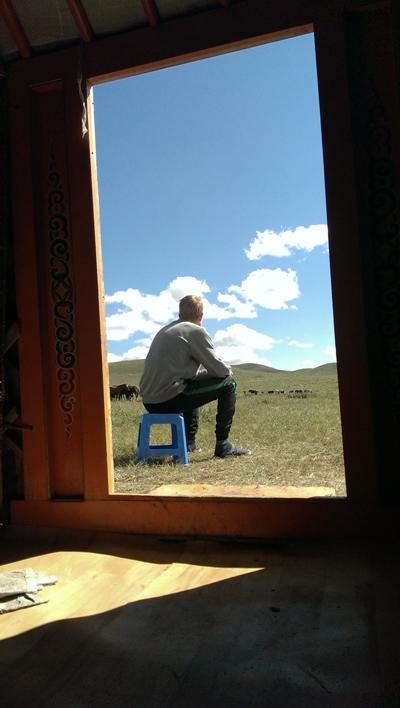 Nomaden-Projekt Mongolei, Projects Abroad Benedikt im Nomaden-Projekt in der Mongolei