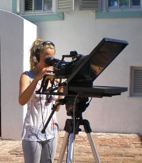 Ein TV-Dreh am Port Royal in Kingston – spannend zu sehen, wie so ein Live-Shooting abläuft! jamaika-journalismus-freiwillige
