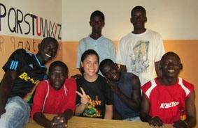 Meine Schüler und ich an meinem letzten Arbeitstag Senegal, Sozialarbeit, Schüler