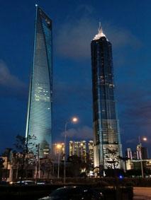 Jin Mao Tower, Shanghai World Financial Center China Jura - Praktikum Towers