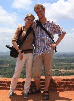 Christina und ich auf dem Löwenfelsen in Sigiriya sri-lanka-medizin-freiwillige