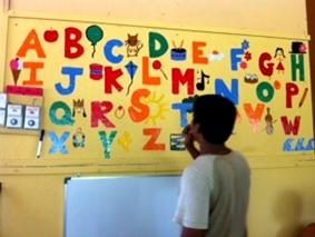 Das Alphabet Sri Lanka-Sozialarbeit-Alphabet
