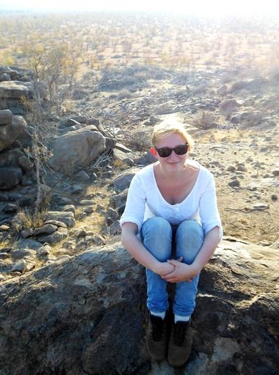Ich auf dem Signal Hill naturschutz-botswana-freiwillige