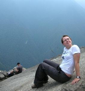 Das bin ich in Huayna Picchu peru-inka-projekt-freiwillige