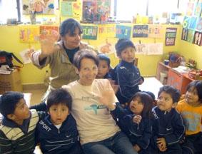 Mit den Waisenkindern Bolivien-Sozialarbeit-Kinder