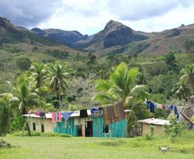 Dorf in den Nausori Highlands fidschi-sozialarbeit-dorf