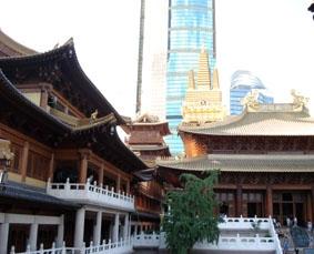 Jing’an Tempel in Shanghai china-wirtschaft-tempel