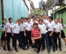Einige der Schüler, die ich unterrichtet habe costa-rica-unterrichten-schule