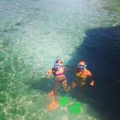 Mit meiner Freundin Katharina beim Schnorcheln fiji-fidschi-sport-mit-meiner-freundin-katharina-beim-schnorcheln