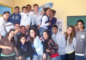Die 4. Klasse beim Abschied argentinien-unterrichten-schuler