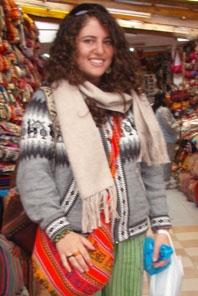 Auf dem antiken Markt in Pisaq Medizin-praktikum Peru Markt