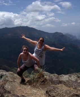 Mit Robyn auf der Spitze von Ella Rock Sri Lanka, Medizin, Ausflug