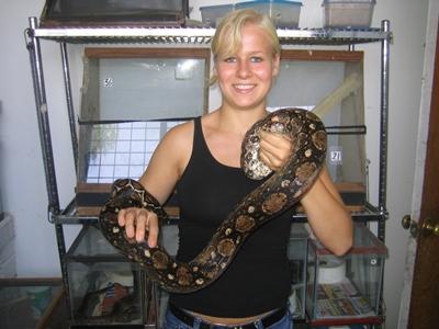 Ich mit einer Cobra Ich mit einer Cobra