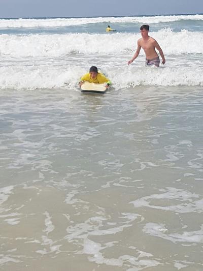 Bodyboard-Kurs im Surf-Projekt Sport in Südafrika