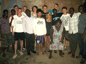 Abendessen mit dem Fußballclub ghana-sport-futballclub