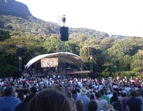 Konzert von Flash Republic & Foto Na Dans im Botanischen Garten Kirstenbosch sudafrika-tierpflege-konzert