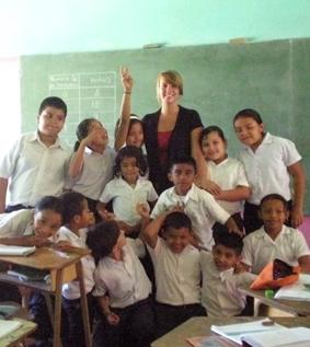 Ich mit meinen Schülern costa-rica-unterrichten-schüler