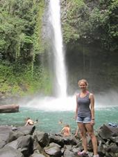 Wasserfall in La Fortuna-Arenal Costa Rica-Unterrichten - Aktivitaeten