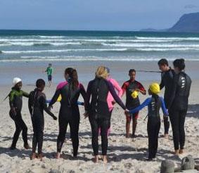Beim Aufwärmen sudafrika-sport-aufwarmen