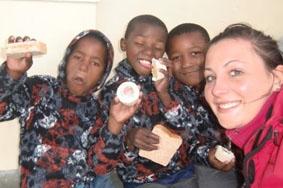 Die Kids beim Rumalbern sudafrika-sport-kids