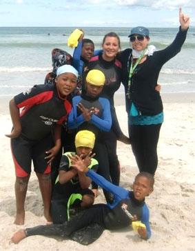 Die ganze Truppe sudafrika-sport-truppe