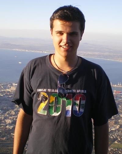 Ich auf dem Tafelberg Südafrika Journalismus Kapstadt
