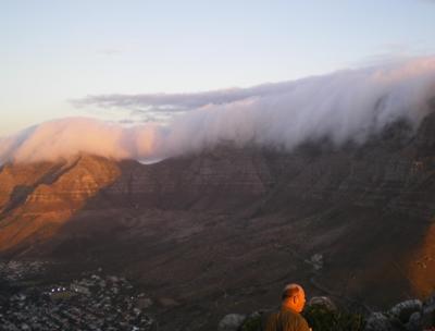 Blick auf den Tafelberg Südafrika Journalismus Tafelberg