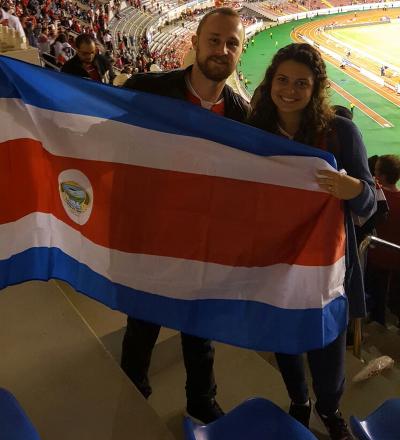 Fußballspiel in Costa rica Freizeit in costa Rica