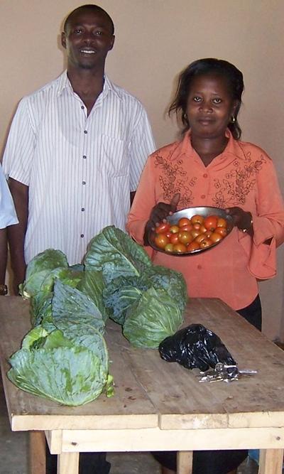 Gemüsespende für die Schule Ghana Community Gemusespende