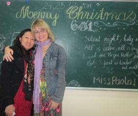 Mit Em-Minh am Weihnachtstag vietnam-unterrichten-weihnachten
