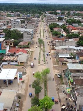 Blick auf Puerto Maldonado Peru, Naturschutz, Puerto Maldonado