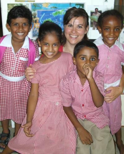 Meine Kids im Andrew Kindergarten Sozialarbeit Fidschi Kinder