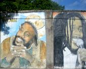 Und überall Bob Marley Jamaika Sozialarbeit reggae
