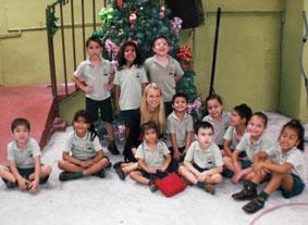 Mit einigen meiner Schüler costa-rica-unterrichten-kinder