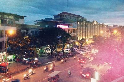 The night life in Cambodia The night life in Cambodia