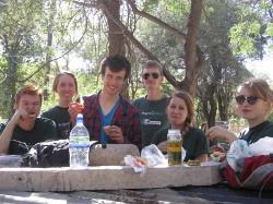 With other Projects Abroad volunteers