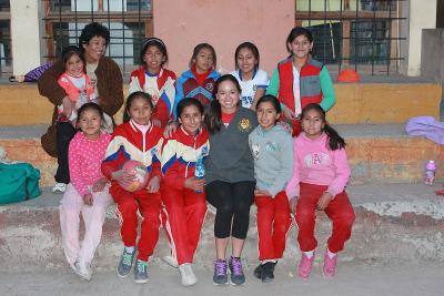 Students in Peru Students in Peru