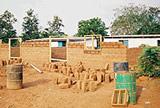 Building new classrooms at Kwamoso Building new classrooms at Kwamoso