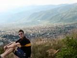 Me and view over town Me and view over town