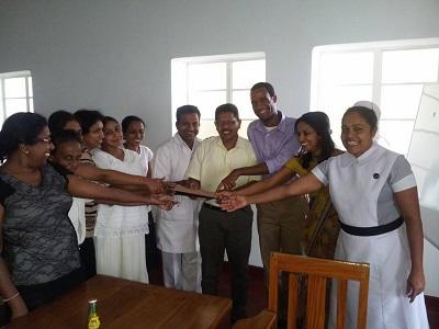 Volunteer and staff Volunteer and staff