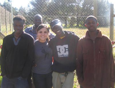 With local youths With local youths