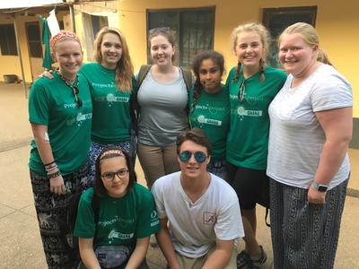 A group of High School Special Medical volunteers A group of High School Special Medical volunteers