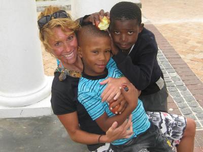 With some of the kids With some of the kids