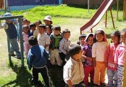 The children at Huayocari Kindergarten