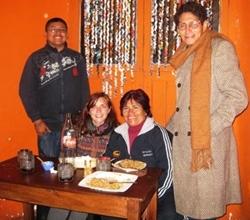 Trying new tastes in Peru