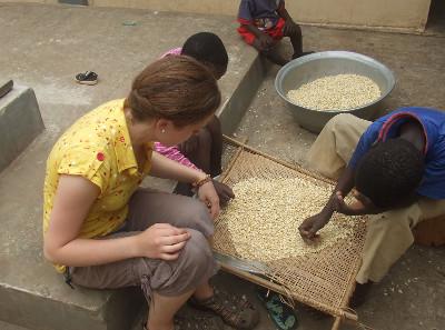 Sorting grain Sorting grain