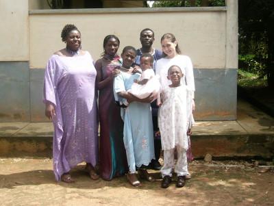 With my host family With my host family