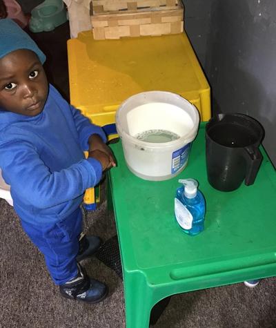 A learning about the importance of hand washing A learning about the importance of hand washing