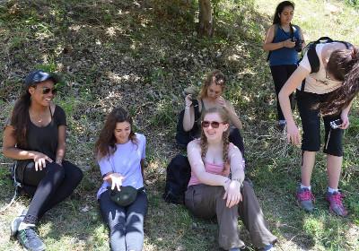 With other volunteers With other volunteers